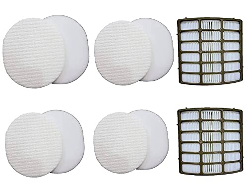 Casa Vacuums 4+2 Shark Navigator Professional Compatible Filters. Fits Shark NV60, NV6026, NV70, NV80, NV90, NV95, UV420 Vacuums. Replaces Part # XFF80 & XHF80. 2 HEPA Filters Plus 4 Foam & 4 Felt Filters Kit