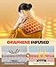 Lenmen Graphene-Infused 1Min Fast Heating Pad, Deeper Relief Weighted Heating Pads for Neck and Shoulders and Back, Heated Wrap with 6 Heat Options 4 Auto Timer, Gifts for Men Women Mom Christmas