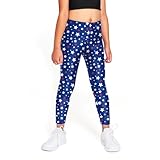 color cosplayer American Flag Legging for Kids Girl Stripes Stars Print 4th July Pants Stretchy Tights 250th...