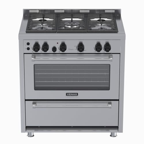 Fogao 5 Bocas Venax Temis Inox Gas GLP 220 V