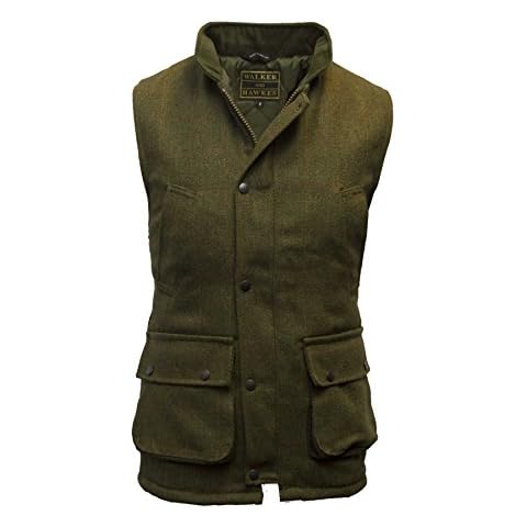 WALKER AND HAWKES Herren Country-Weste aus Tweed Cover
