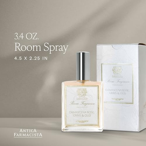 Image of Antica Farmacista Room Spray - Elegant House Spray - Long-Lasting, Room Fragrance - Luxury Gift for Housewarming - Damascena Rose, Orris & Oud, 3.4 fl oz