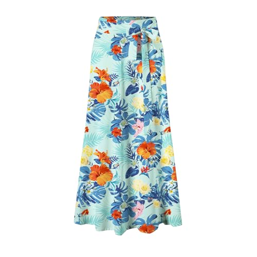 Image of Cromoncent Matching Hawaiian Outfits for Family, Dad and Son Matching Luau Beach Tropical Shirts Mommy Daughter Tropical Sets