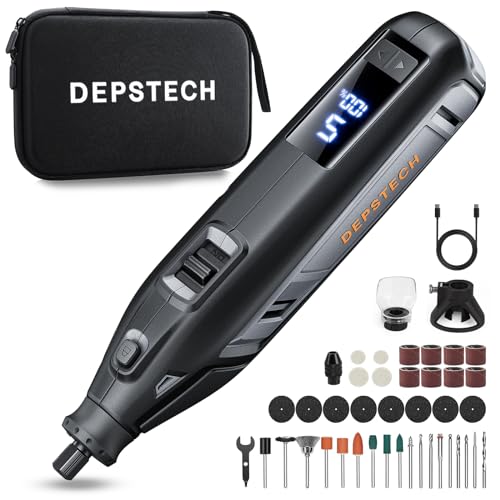 DEPSTECH Akku-Rotationswerkzeug, 12V 2.5Ah...