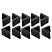 uxcell Rubber Triangle Furniture Foot Protection Pad 30mmx30mm 10Pcs Black
