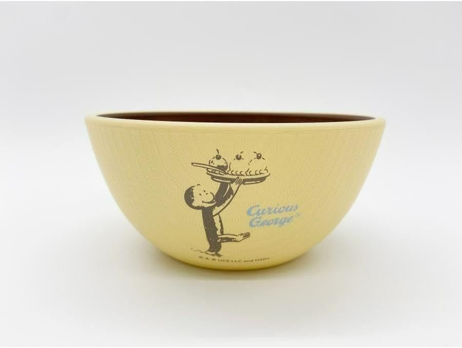 Curious George Cereal Bowl YELLOW cgcs-0276