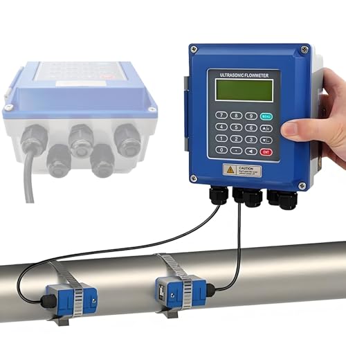 Medidor de flujo ultrasónico portátil con sensor de temperatura 2