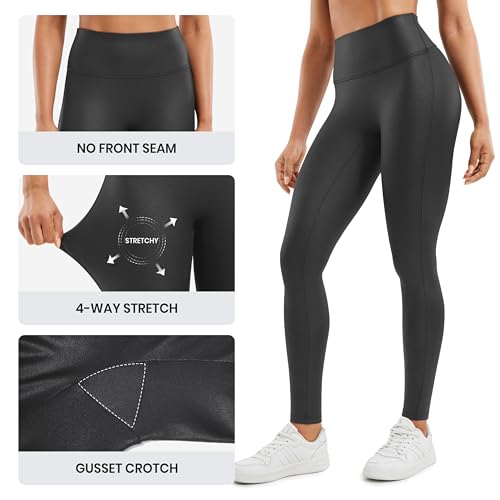 CRZ YOGA Butterluxe Matte Faux Leather Leggings