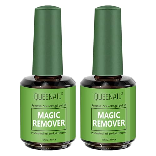 #VerdientProvisionen<br>2 Stück Nagellackentferner Gelnägel Shellac Entferner 3-5 Minuten Einfach Und Schnell Entfernt Weiß