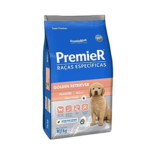 Premier Ração Raças Específicas Golden Retriever Filhotes Sabor Frango 10 1Kg
