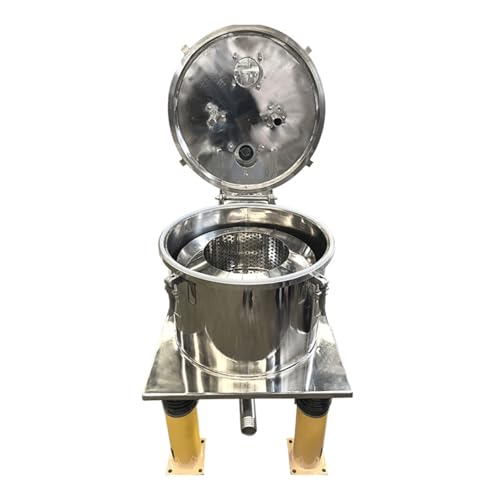 ZGTMF PSB450 Flat Plate Top Discharge Centrifuge, Stainless Steel Industrial Centrifuge for Food, Chemical, Pharmaceutical & Metallurgical Processing
