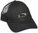 Oakley Men's 6 Panel Ellipse Trucker Hats,One Size,Blackout