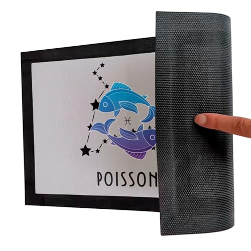Paillasson gris Poissons cadeau astrologie pour entrée céleste