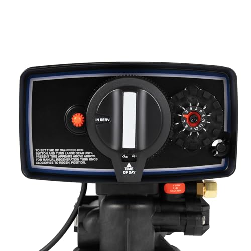 Válvula de control temporizador para ablandador de agua 110V miniatura 5