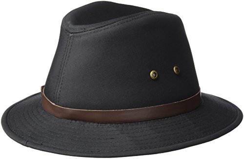 Stetson Men's Gable Rain Safari Hat, Black, Large #TOP1