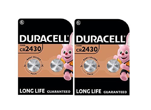 4 x Duracell Cr 2430 Lithium (2 blísters de 2 baterías) 4 pilas