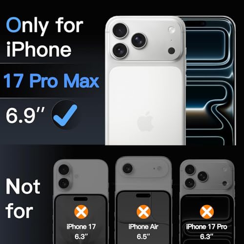 Crsrcase for iPhone 17 Pro Max Camera Lens Protector, Silver by Crsrcase - Used condition - Image 2