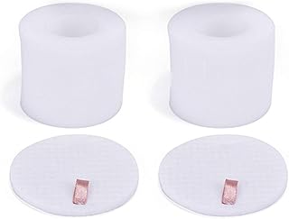 Eztronics Corp Filter Kit Compatible with Shark Vacuum Rotator Powered Lift-Away Bagless Truepet Part XFF650. Fit Models NV650, NV650W, NV651, NV652, NV750REF, NV750W, NV751 & NV752, 2 Set of Form &