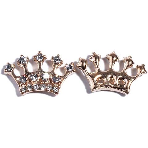 50PCS Crown Rhinestone Buttons by Generic Cover