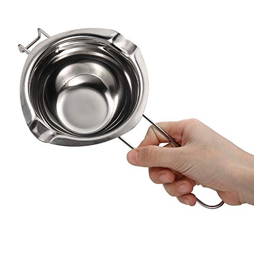 Non-Stick Long Handle Wax Melting Pot Stainless Steel Pot Diy Scented Candle Soap Chocolate Butter Handmade Soap Tool #TOP3