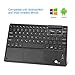 immagine 61 BY ONE Tastiera Bluetooth Ultra Sottile con Multi Touch Integrato Touch Pad e Batteria Ricaricabile per Android e Windows, Tastiera Wireless, Nera