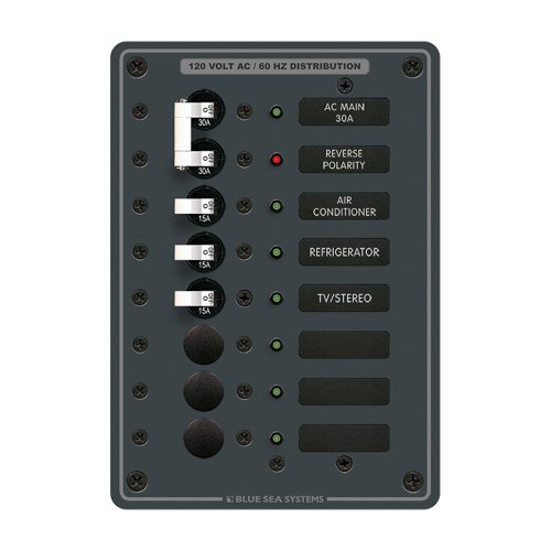 Blue Sea Systems 8027 6-Position AC Panel