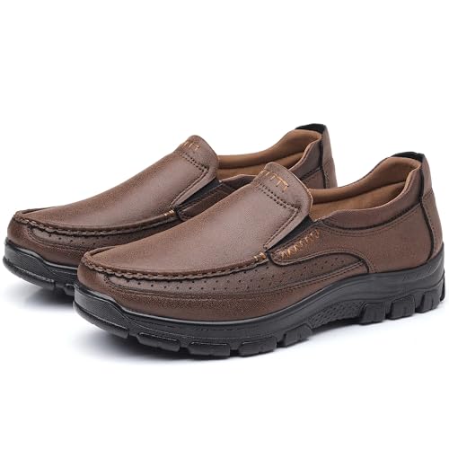 COSIDRAM Mens Casual Loafers Shoes Lightweight Luxury Comfort Bussiness Office Walking Shoes for Male3