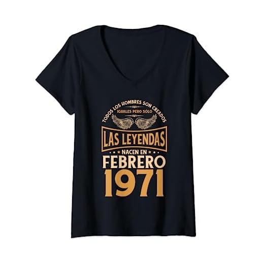 Cumpleaños Hombre Regalos Las Leyendas Febrero 1971 Camiseta Cuello V