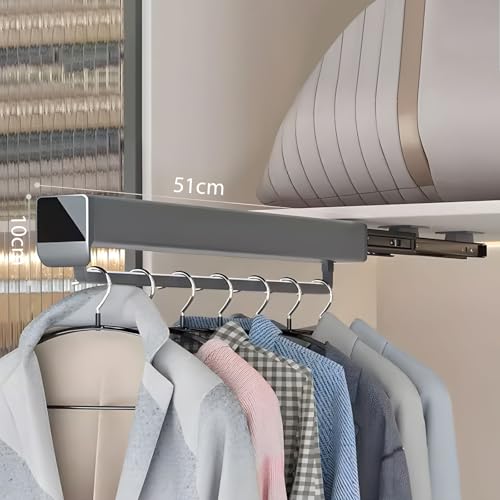 Colgador de ropa extraíble extensible para armario telescópico de moda y hogar 3