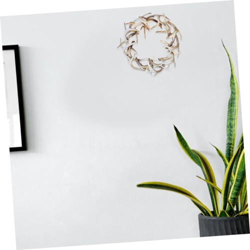 Couronne de Noël pour porte entrée sans perte d'aiguilles - 6