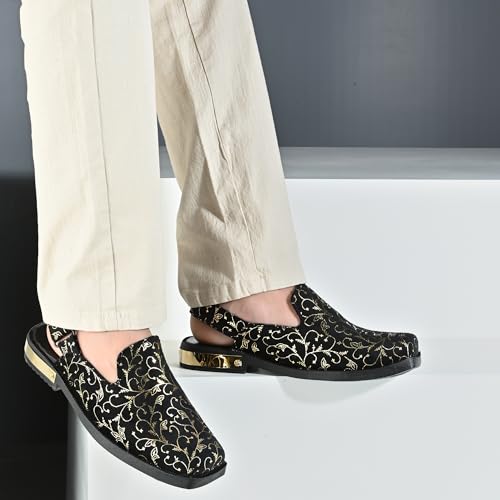 Image of Vellinto Men Sandals | Synthetic Leather Peshawari Sandal