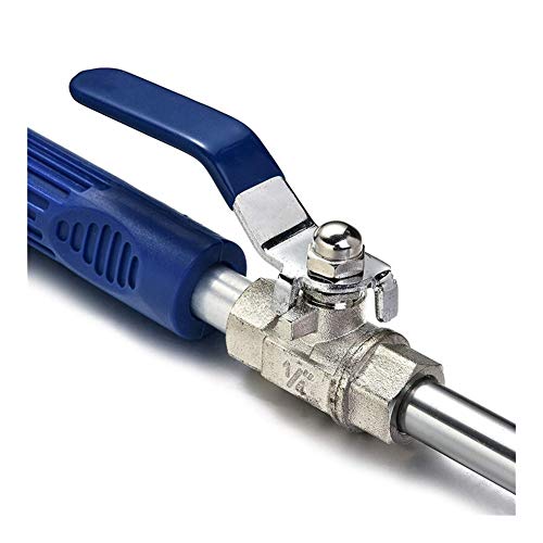 Herramienta de limpieza exterior para manguera con boquilla regulable 7