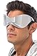 Chaks - Brille Alien Silber, verspiegelte Gläser im Space Design, Futuristisches Accessoires für Karneval, Festival