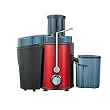 【Boquilla antigoteo y fácil de limpiar】 El exprimidor es fácil de montar y desmontar para una experiencia de jugo perfecta. Diseñado con boquilla antigoteo, no hay necesidad de preocuparse por el jugo que se derrama por todas partes.