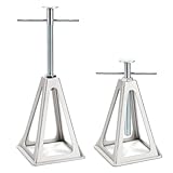 Yakimz Alu Stützböcke, 2 Stück Wohnmobil Stützbock, höhenverstellbar280-430MM, Unterstellbock Stützbock für PKW, Caravan, Anhänger und Wohnmobilen|3T Tragfähigkeit