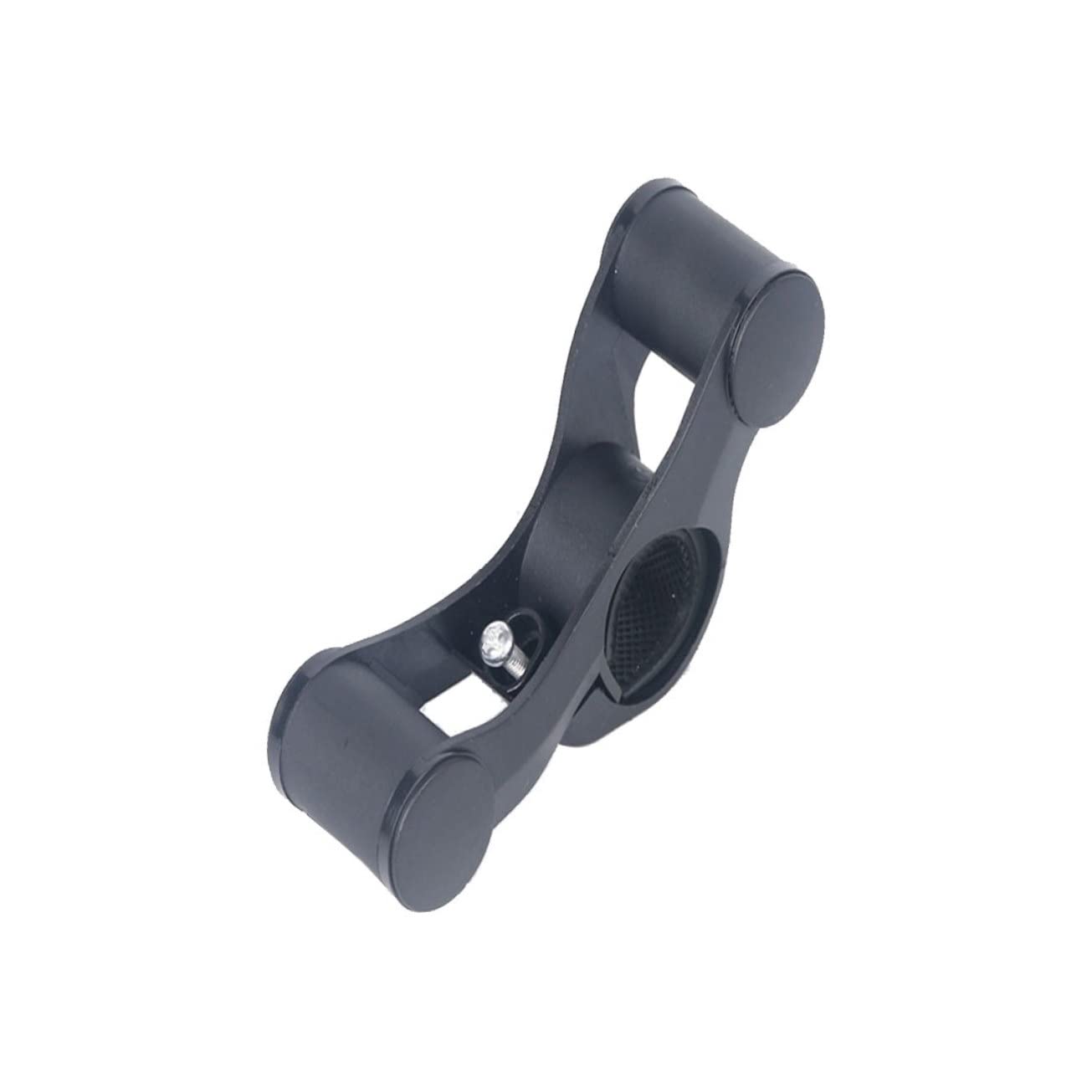 GALPADA 1Pc Bike Handlebar Extension Bracket Clip for Headlight Accessories Lightweight Durable Holder for Flashlight Cycle Computer and Bell Black