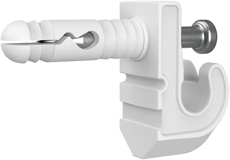 ClosetMaid 1770 Back Wall Clips for Drywall, 48 Pack, 48-Pack, White : Home & Kitchen