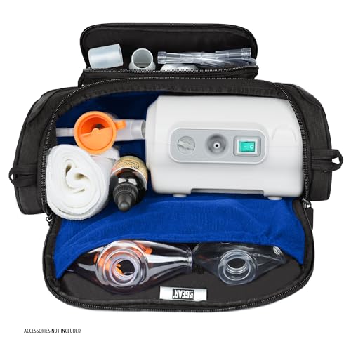image for USA Gear Travel Nebulizer Bag Fits Nebulizer Machine, Tubing, Mouthpie