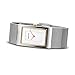 Imagen de BERING 10222-010-S Reloj de cuarzo para mujer con caja de acero inoxidable plateado de 22 mm y esfera blanca