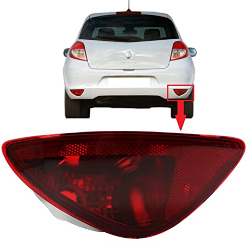 BIAREN Rear Right Fog Light Lamp Reflector For Renault Clio Mk3 Hatchback (2009-2012) 8200776054 8200776121