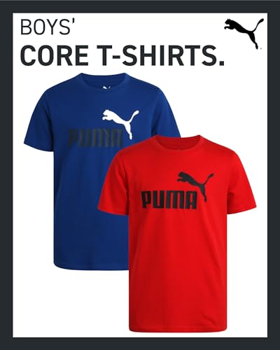 Puma Boys' T-Shirt - 2 Pack Core Logo T-Shirt For Boys thumb #1