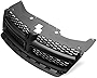 KUAFU Front Grille Compatible with 2011-2014 Dodge Avenger Upper Grill Black Replacement for CH1200349 68102307AC
