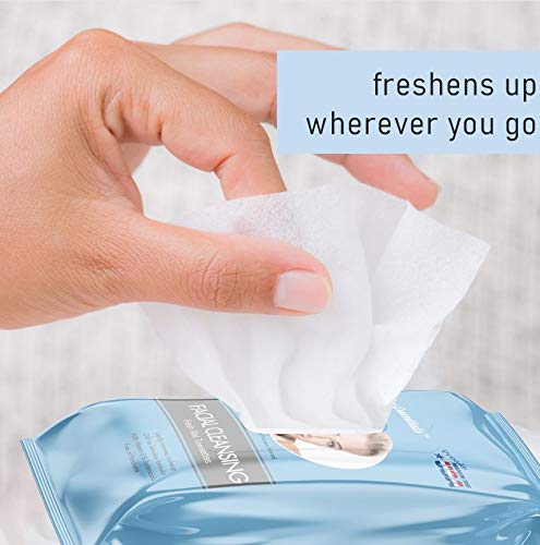 Wipeessentials Facial Cleansing Wipes With Vitamin E And Botanical Extracts - 360 Wipes - 12 Packs Of 30Ct, Gifts For Women Travel Essentials #TOP3