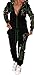 Produktbild Jaylvis Damen Jogginganzug Trainingsanzug Fitnessanzug Hose und Oberteil Schlafanzug Royal Sailing A.2255 (Camouflage, 5XL
