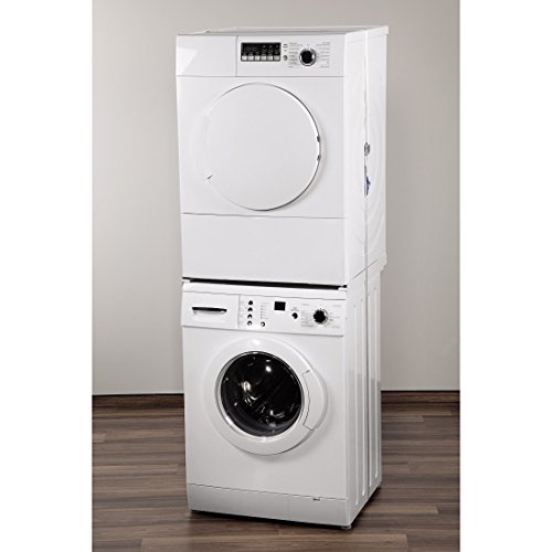 Element d'empilage lave-linge réglable 55 à 68cm avec cadre de sécurité