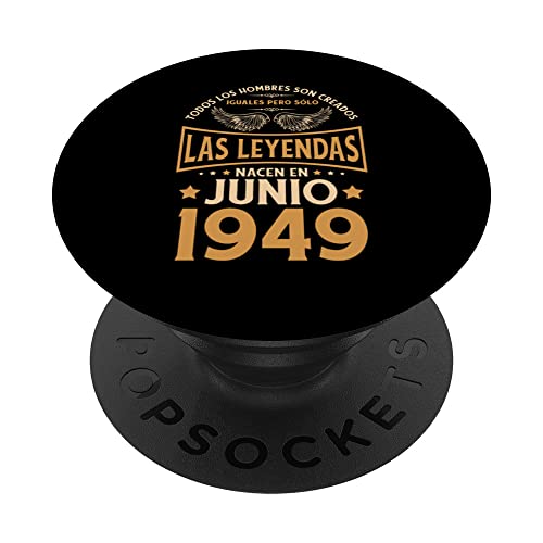 Cumpleaños Hombre Regalos Las Leyendas Junio 1949 PopSockets PopGrip Intercambiable