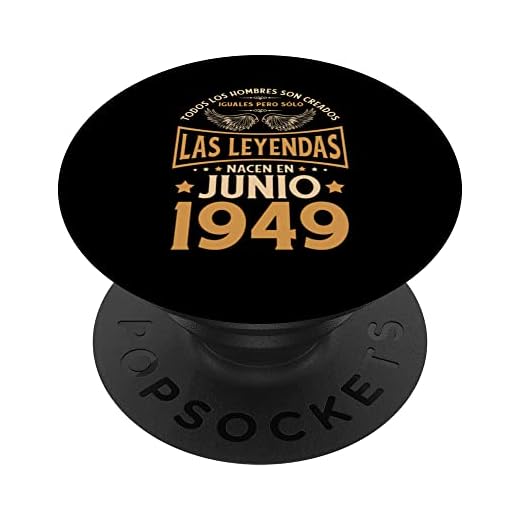 Cumpleaños Hombre Regalos Las Leyendas Junio 1949 PopSockets PopGrip Intercambiable
