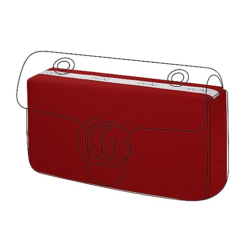 DGAZ Bolsa modeladora de travesseiro para bolsa Gucci Marmont, modelador de travesseiro sedoso para bolsas de mão de luxo (Rouge Cassque, Marmont26)