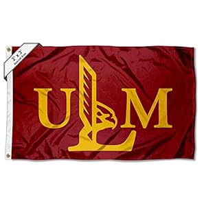 Louisiana Monroe Warhawks ULM Logo 2×3 Foot Flag