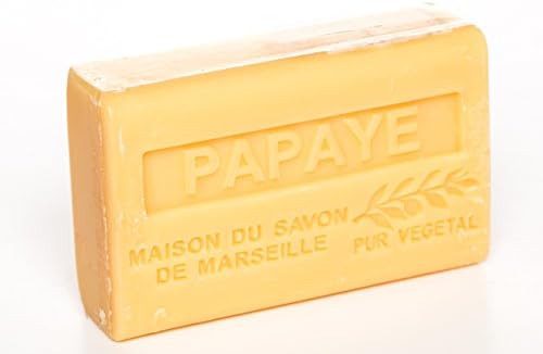 French Soap, Traditional Savon de Marseille (Papaya (Papaye)) by Savon de Marseille